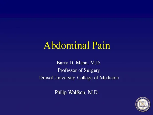 Abdominal Pain