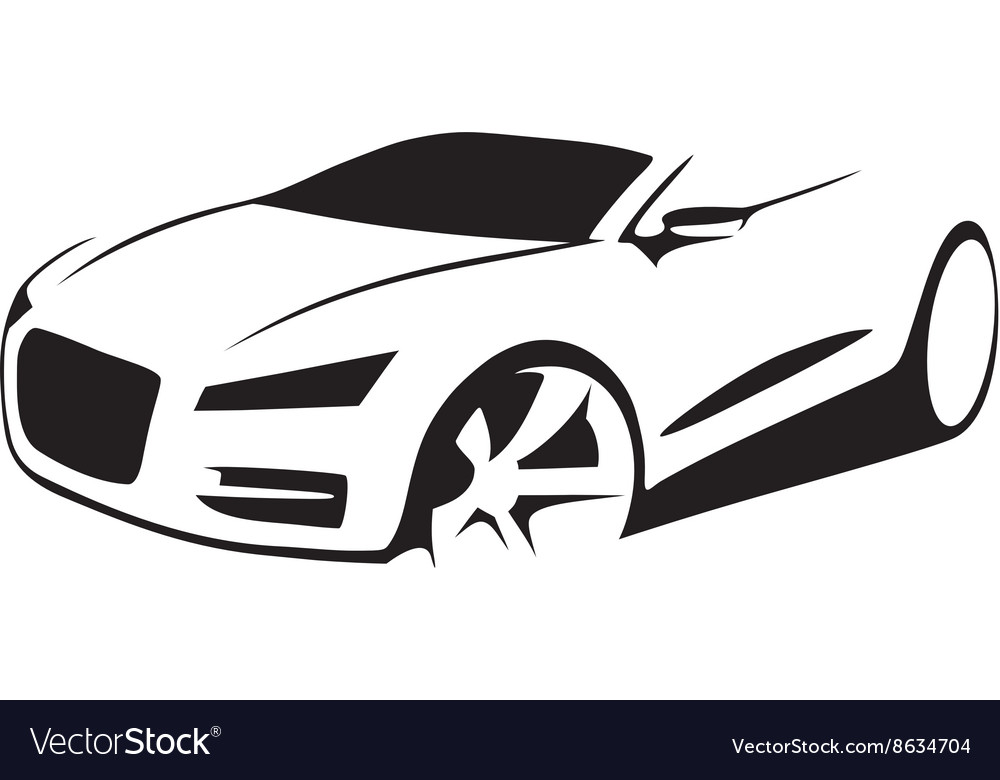 Printable Car Silhouette