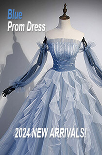 blue prom dress