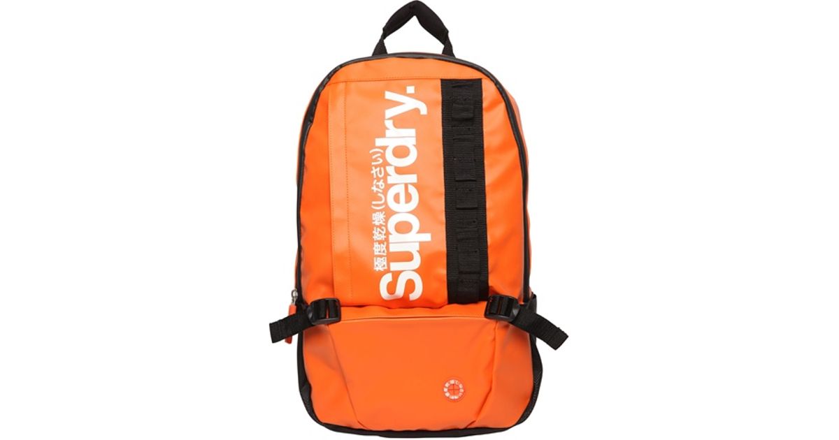 Superdry Skinny Backpack in Orange for Men | Lyst UK