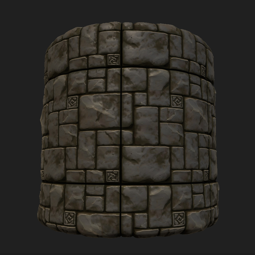 ArtStation - Stylized Wall Materials - Substance Painter | Resources