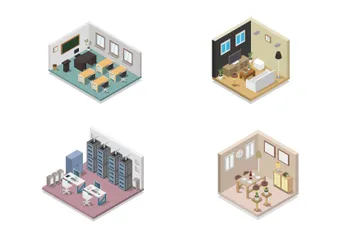 Rooms Illustration Pack