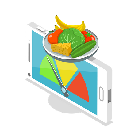 Calorie counter  Illustration