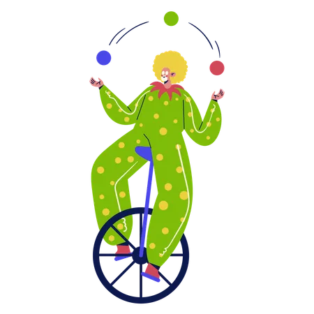 Clown Costume  Illustration