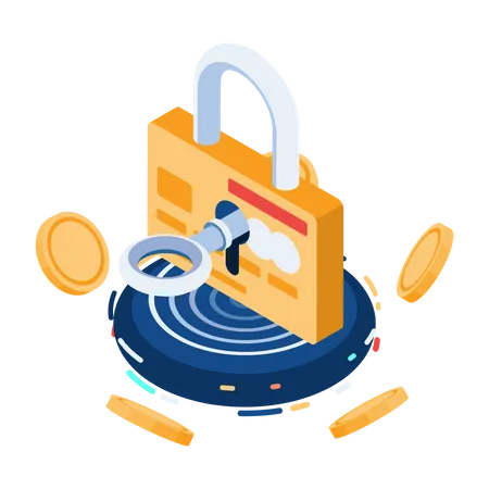 Credit Card Security  Illustration