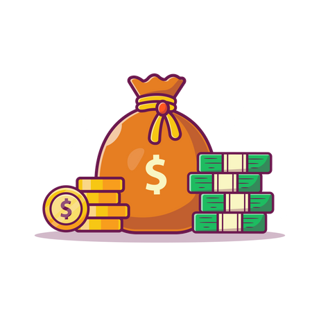 Money bag  Illustration