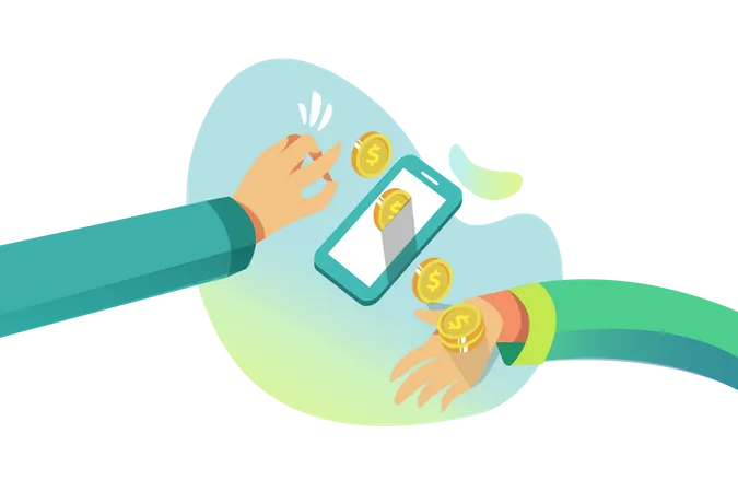 Money Transfer  Illustration