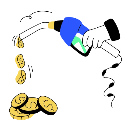 Petroleum price hikes  Illustration