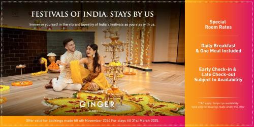 a poster for a festival of india stays by us at Ginger Bharuch in Bharuch