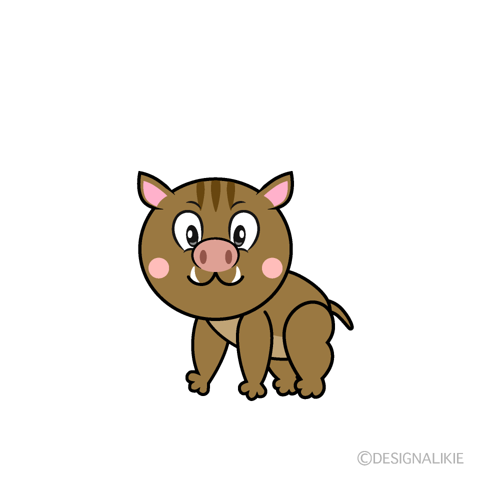 Boar Cartoon Character Image