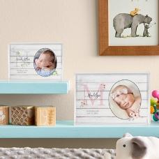 Elegant Baby Photo Glass Block