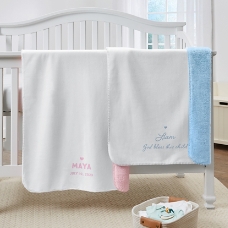 Sweet Name Sherpa Baby Blanket