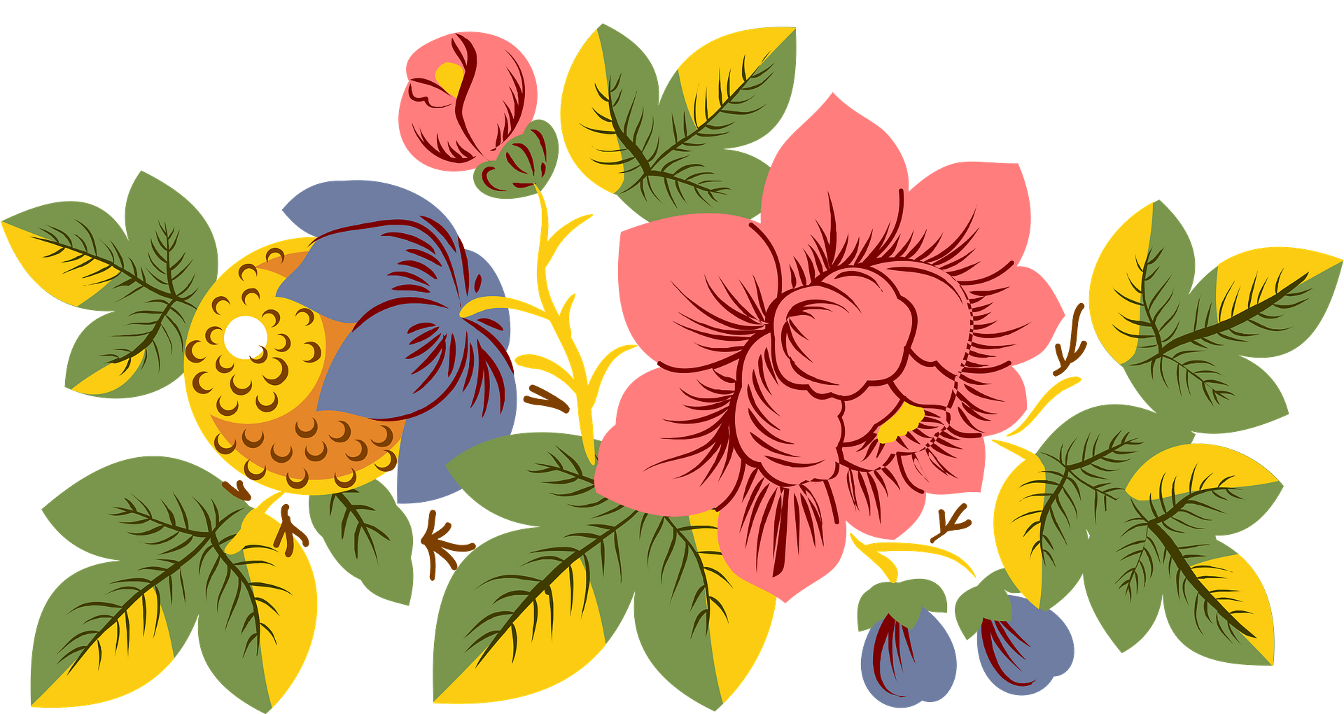 Transparent Flowers - Clip Art Library