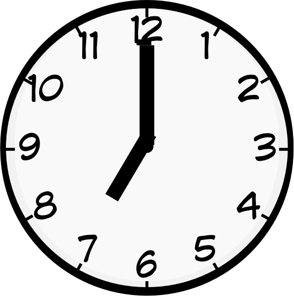 Clipart clock 7 am, Clipart clock 7 am Transparent FREE for.