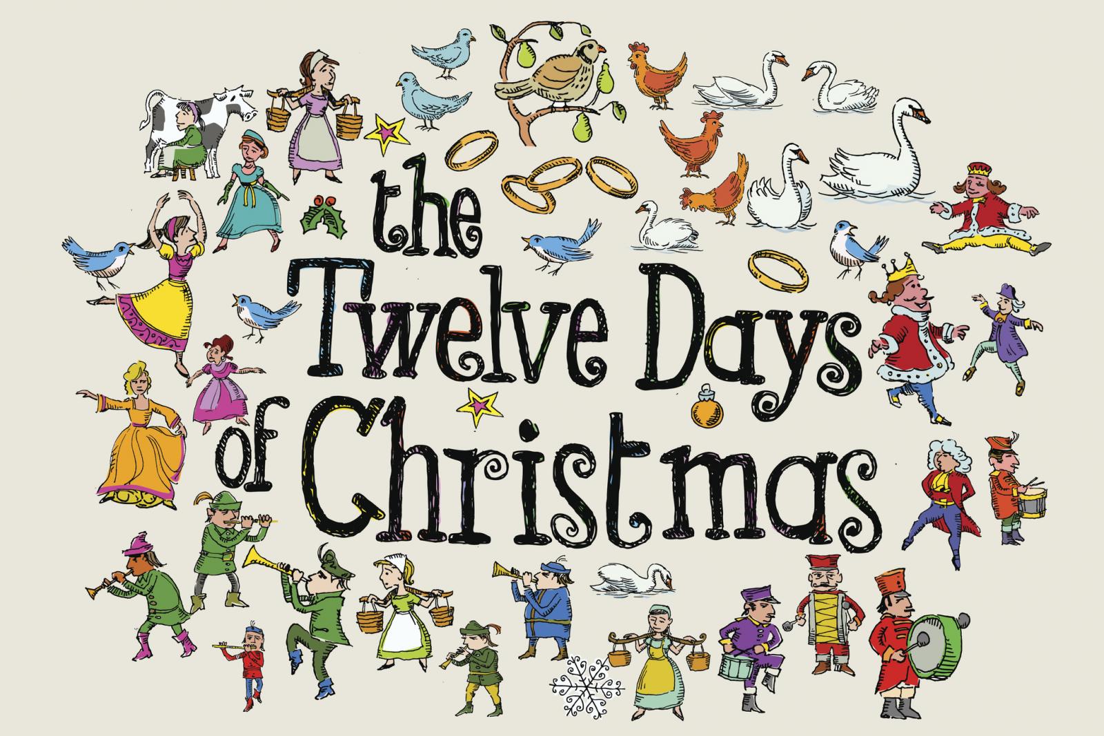 12 Days of Christmas Graphics.