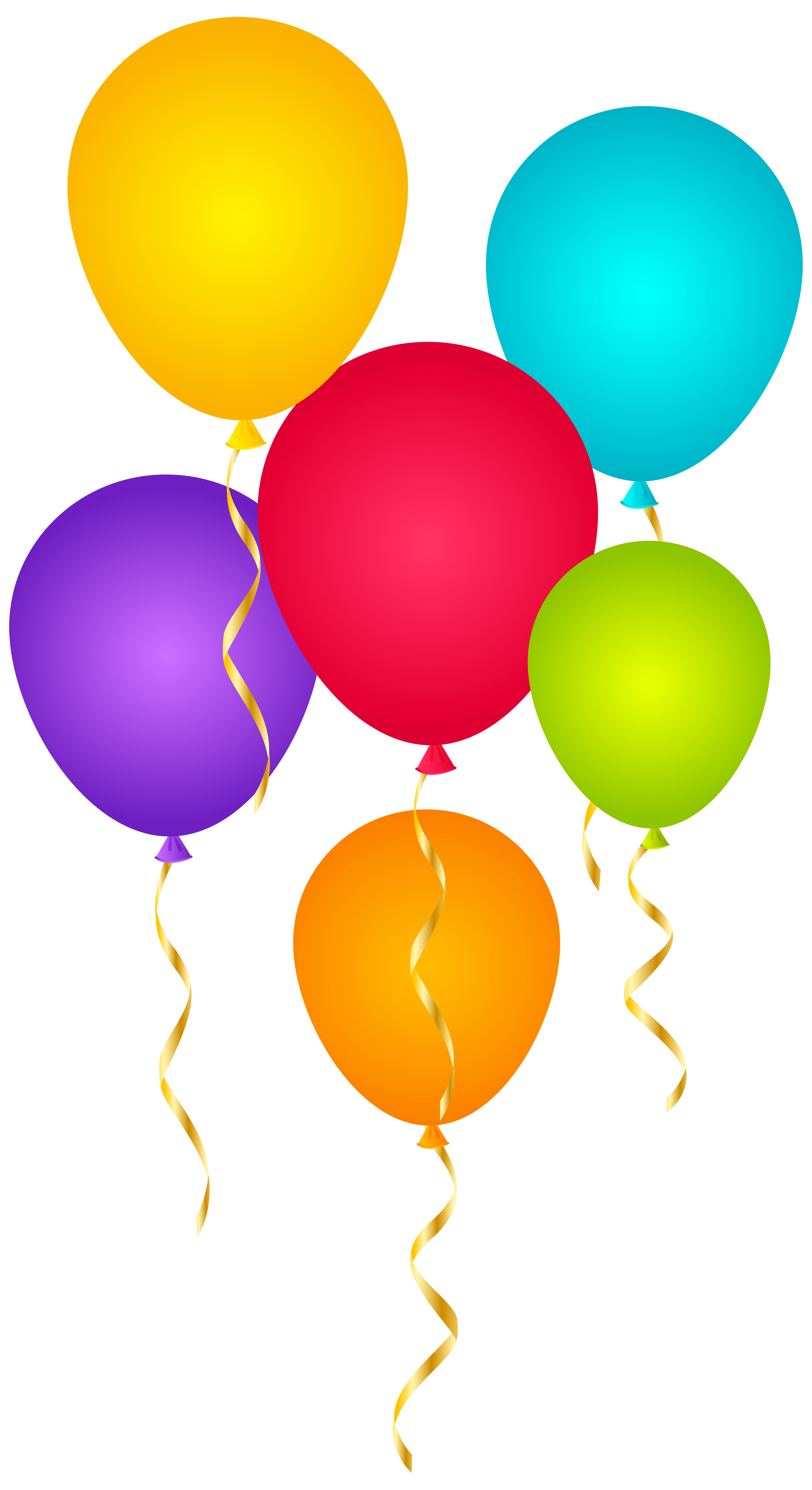 Balloons PNG Clip Art.