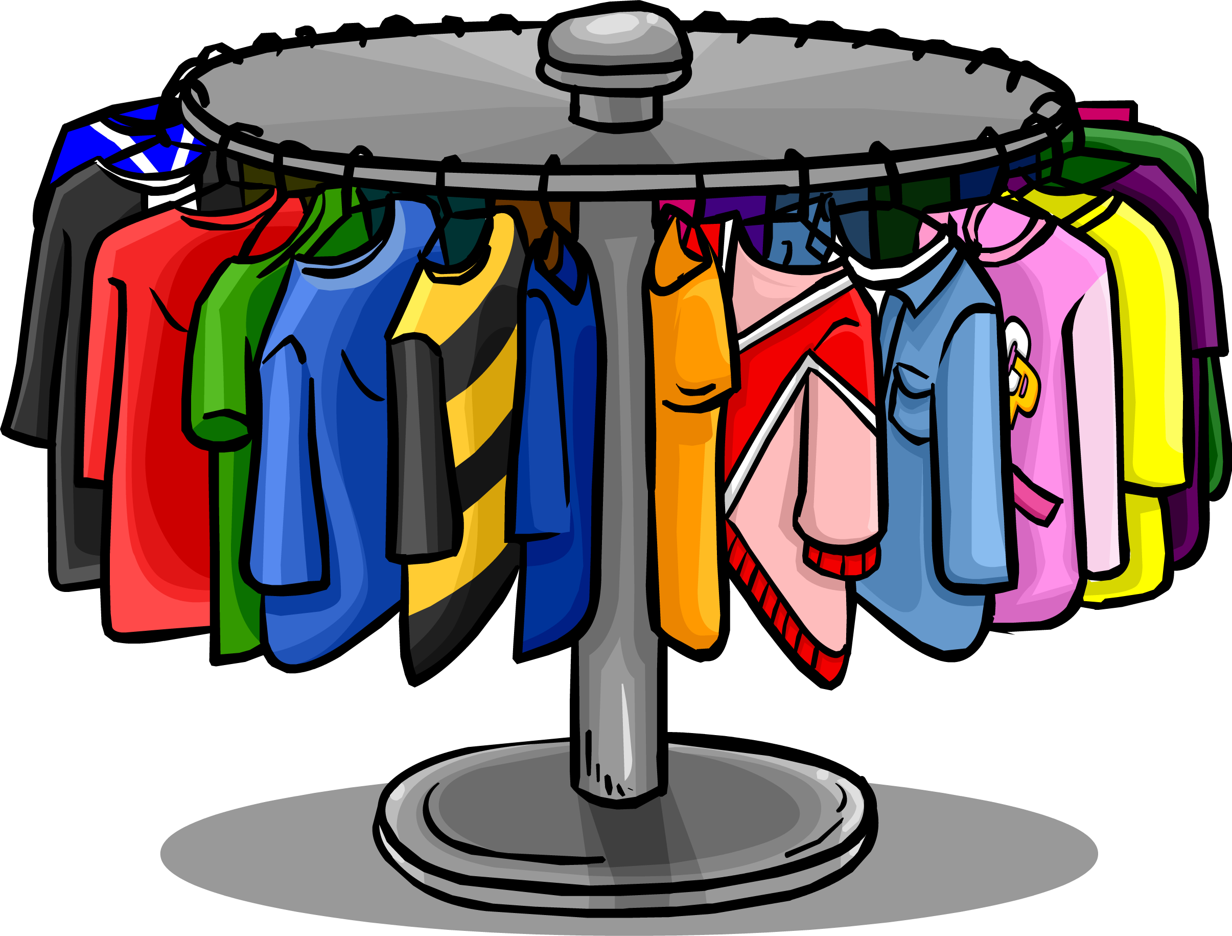 Clothing Clip Art Rail.