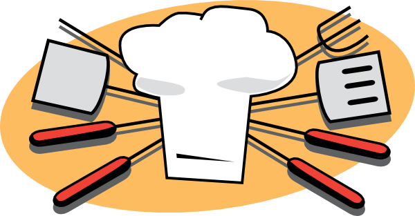 2 crazy cooks grilling clipart Transparent pictures on F.