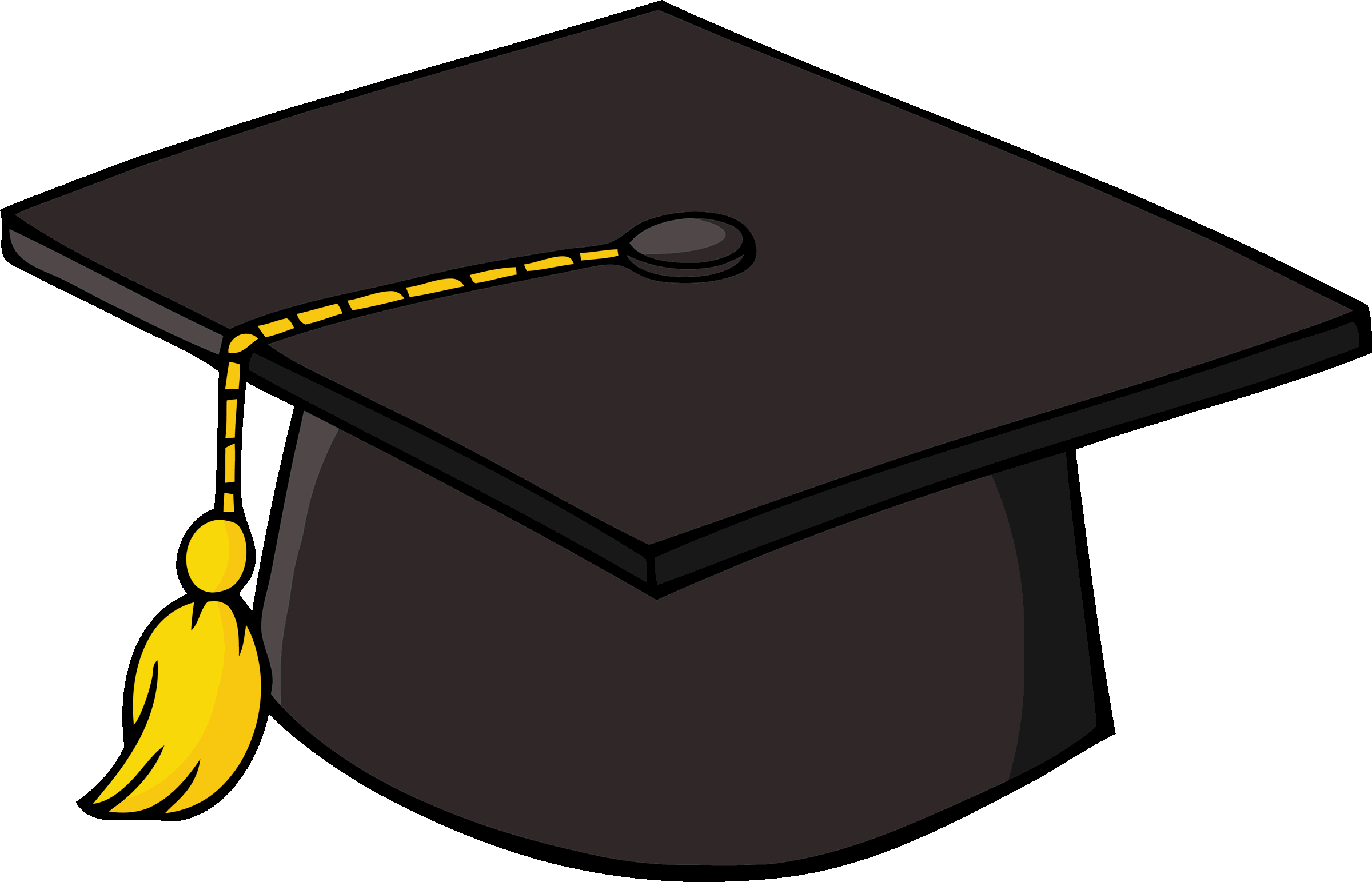 Graduation cap transparent clipart.