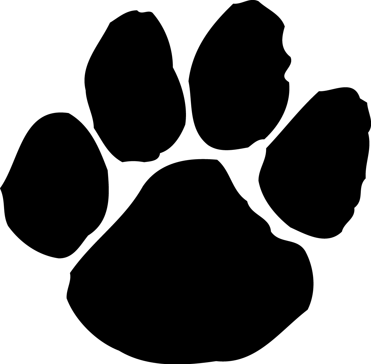 3031 Paw Print free clipart.