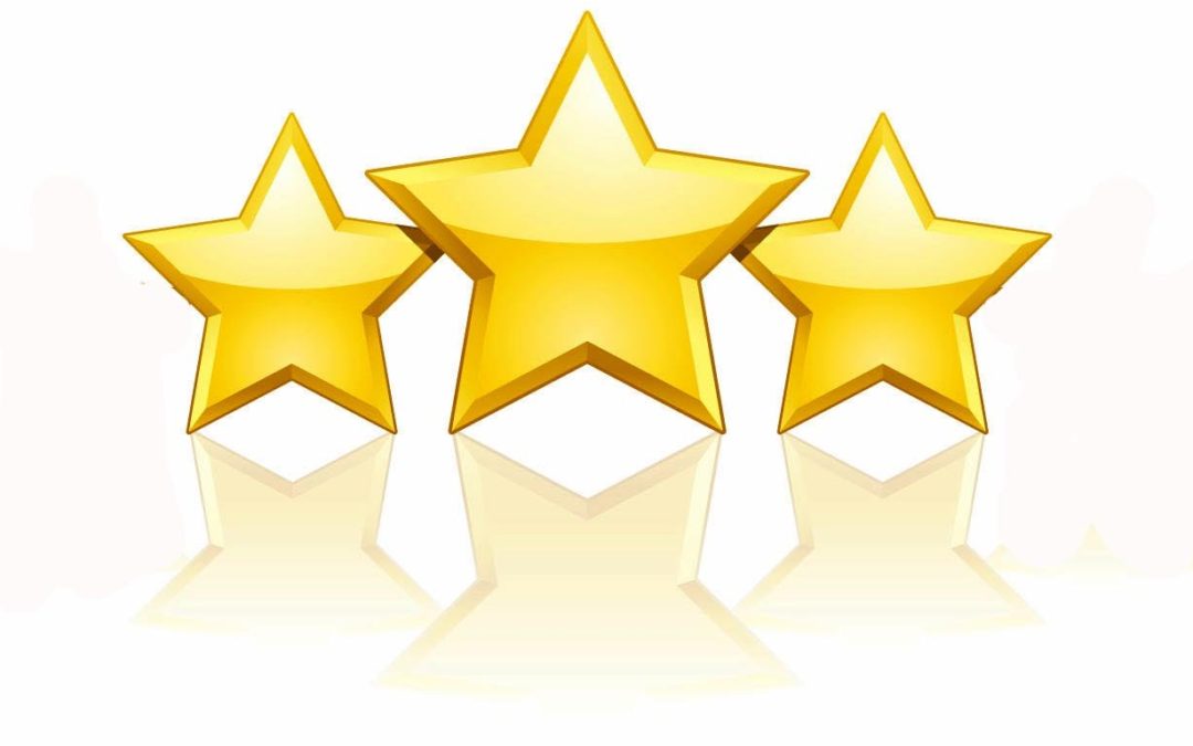 Three Star Clipart.