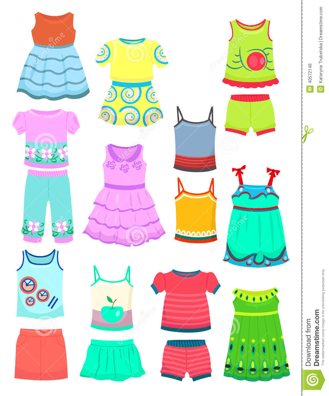 Clothes for girls clipart 4 » Clipart Station.