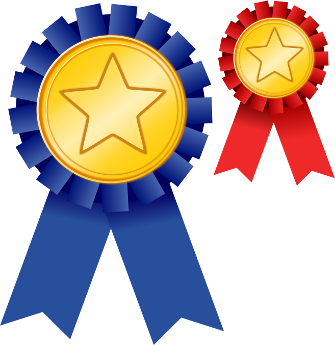 788 Award Ribbon free clipart.