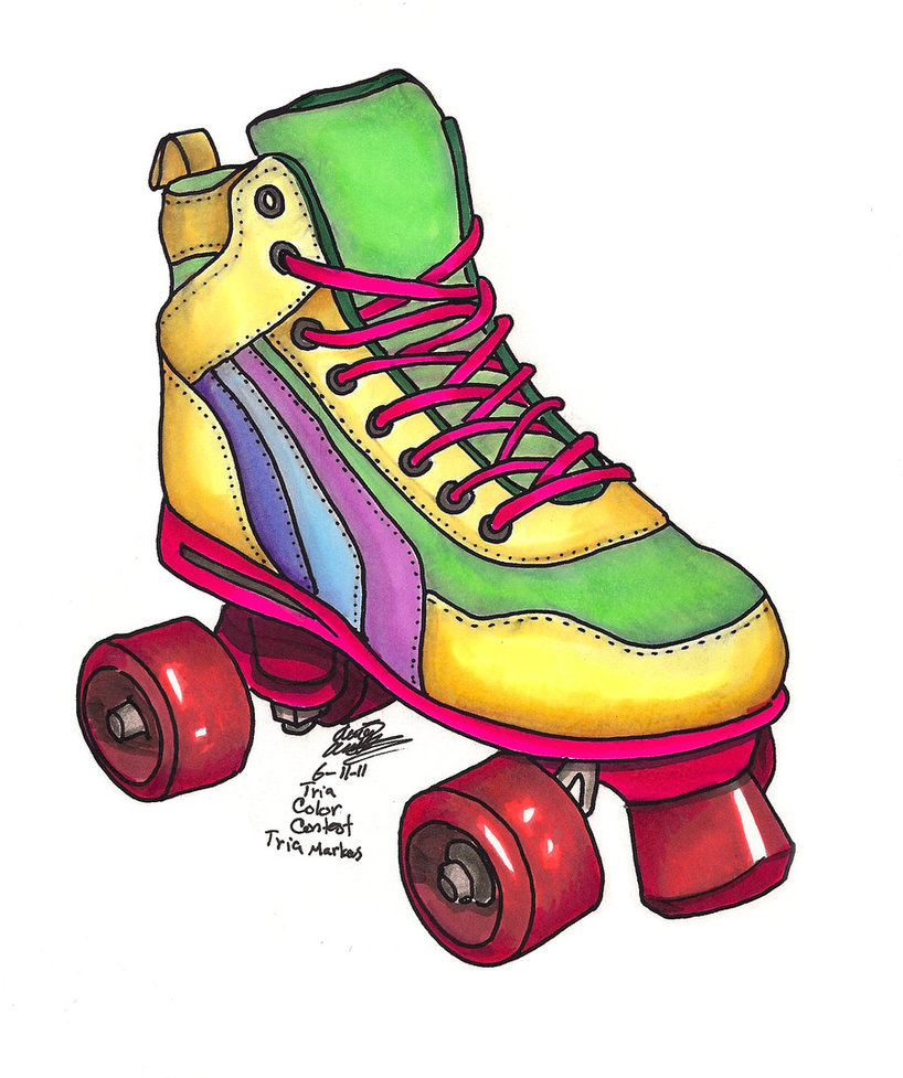 80 Roller Skate Clipart.