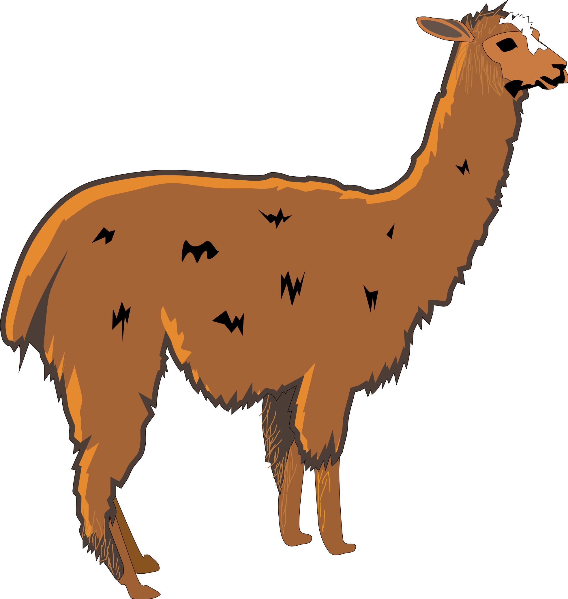 Alpaca Clipart.