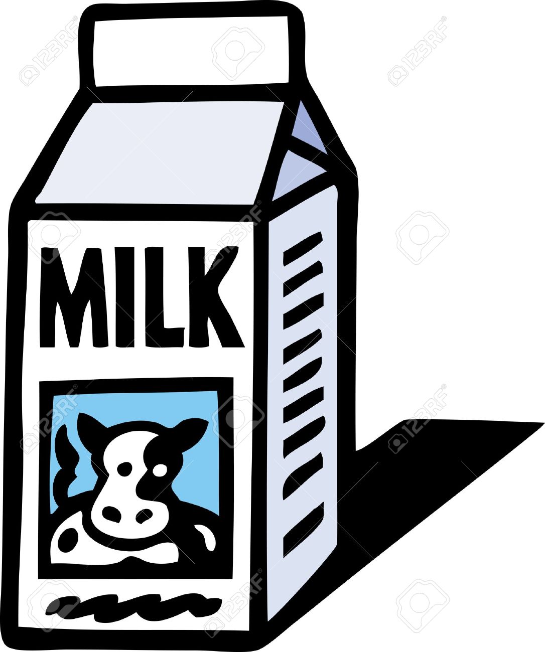 Carton Of Milk Clipart.