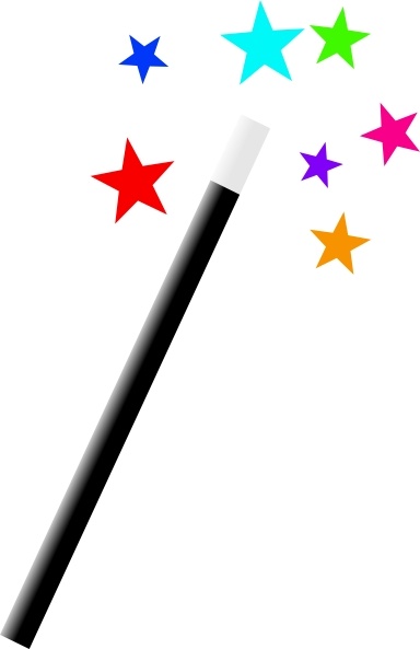 Magic Wand clip art Free vector in Open office drawing svg.