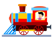 Free Train Clipart.