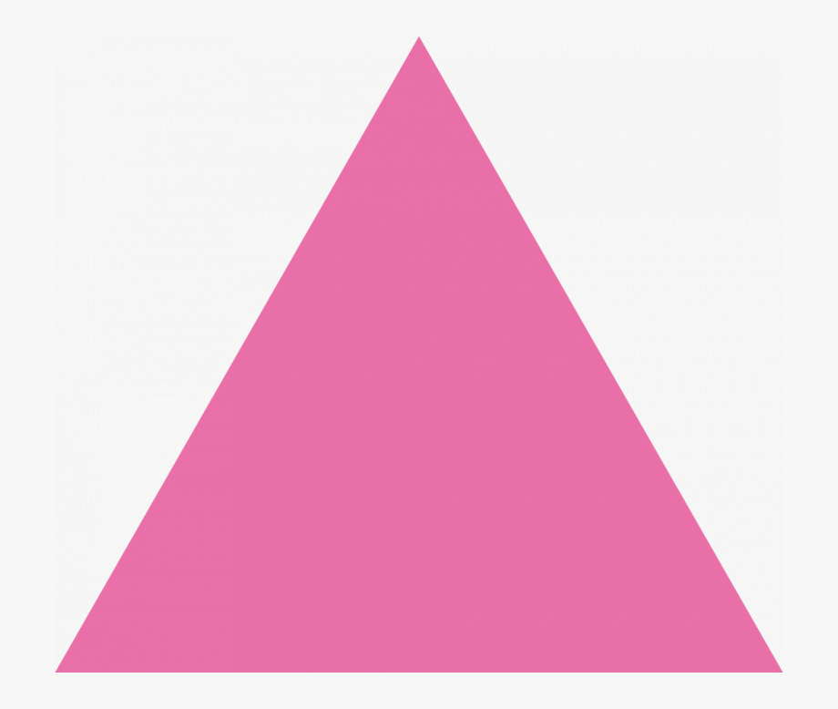 Pink Triangle Shaped Magnets.