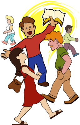 Christians Evangelism Clipart.