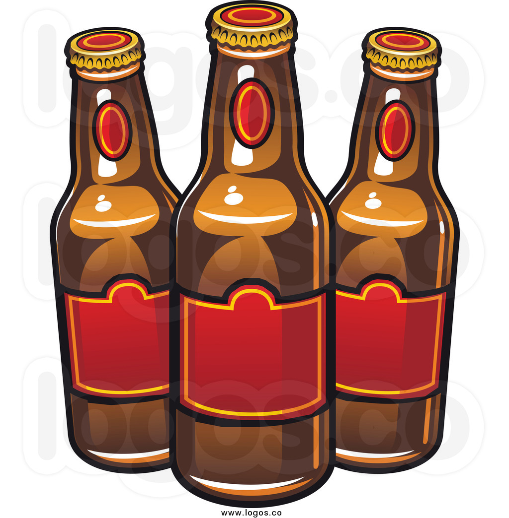 444 Beer Bottle free clipart.