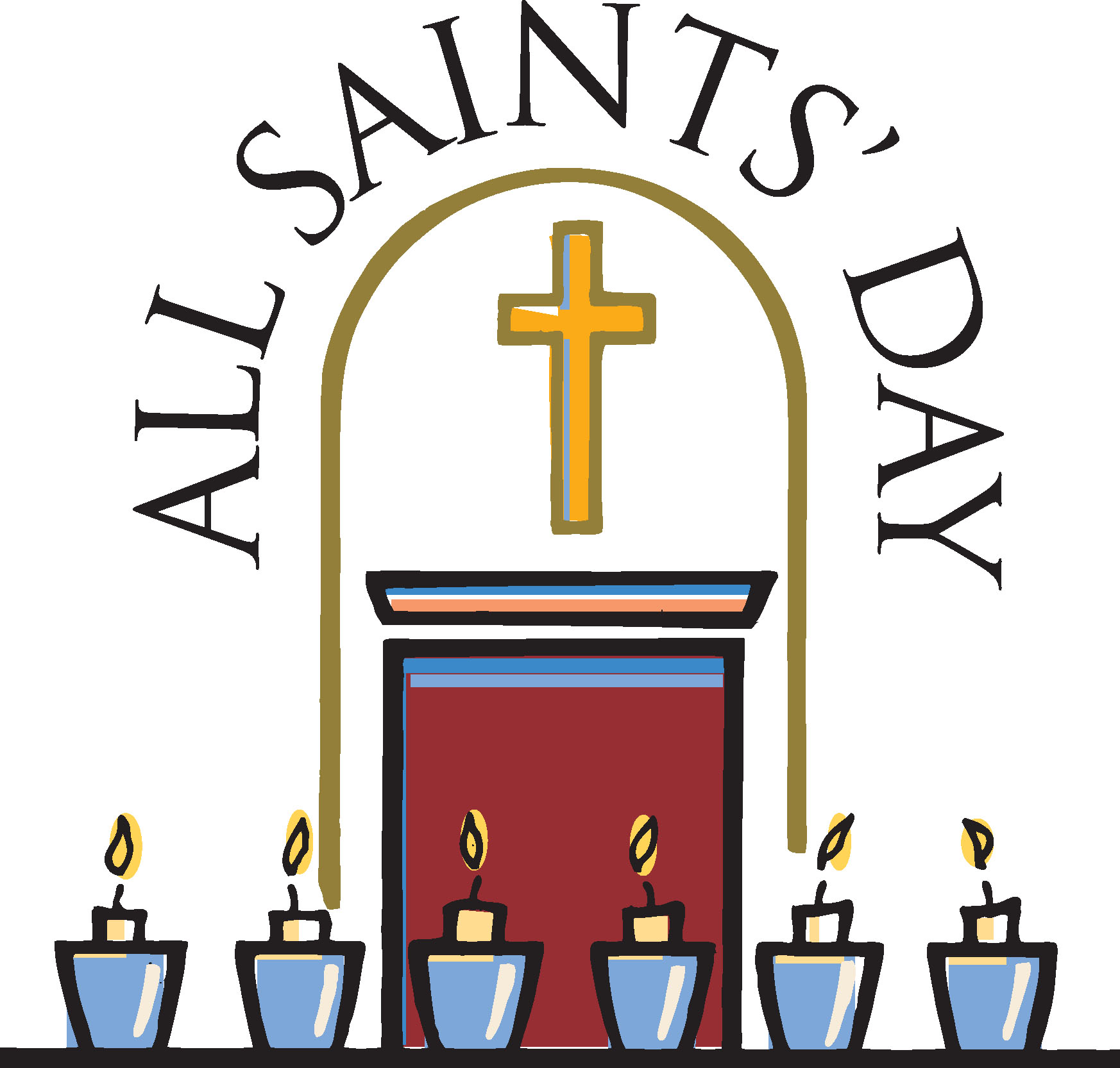 All Saints Day 2016 Clipart.