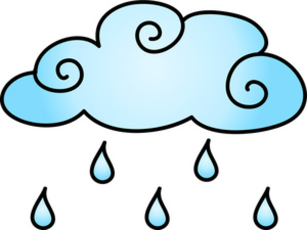 Rain Cloud Cartoon.