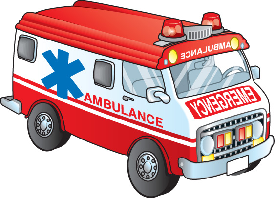 1182 Ambulance free clipart.