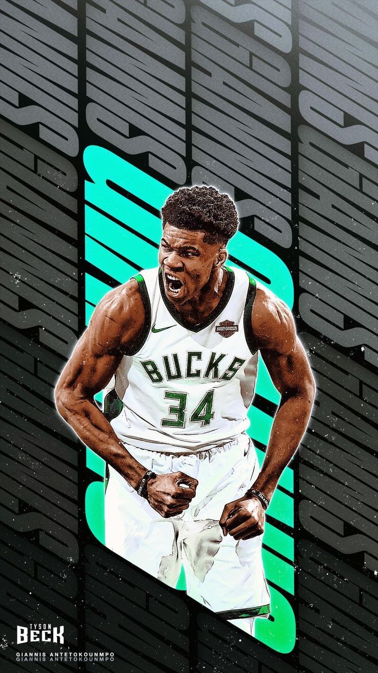 Giannis Antetokounmpo Wallpaper 4k Gold.