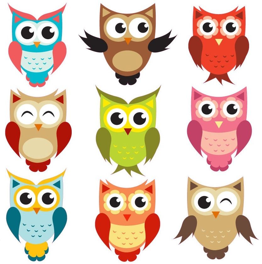 Anything Owls that look like these Owl clipart.