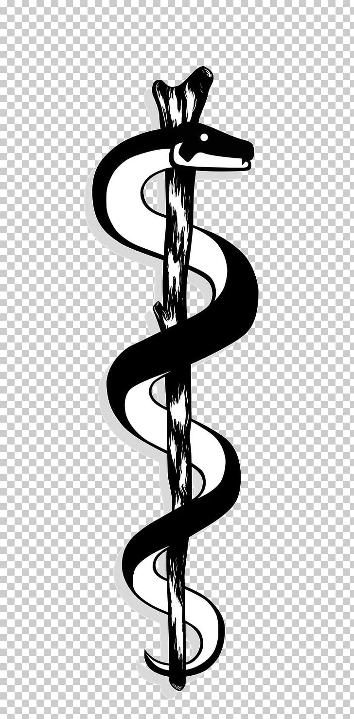 Apollo Rod of Asclepius Staff of Hermes Caduceus as a symbol.