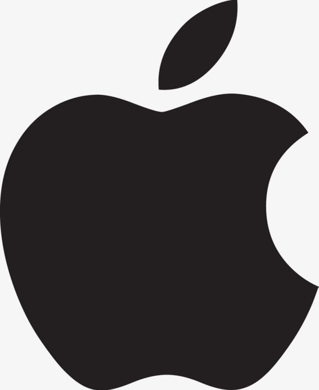 Pure Black Apple Logo Material PNG, Clipart, Apple, Apple.