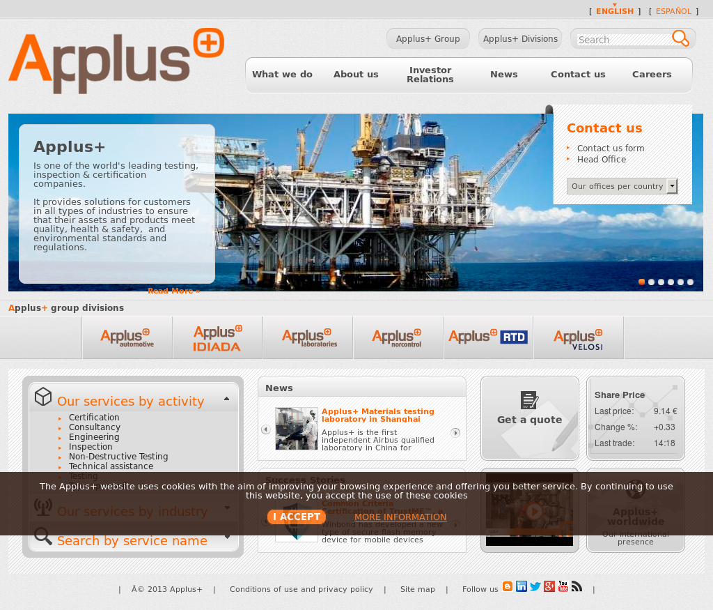 Applus+ Competitors, Revenue and Employees.