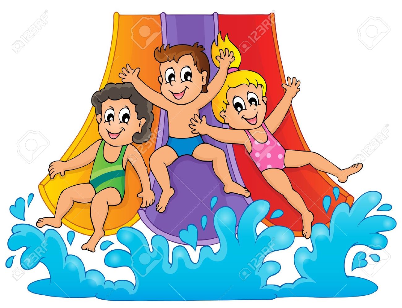 Image With Aqua Park Theme Royalty Free Cliparts, Vectors, And.