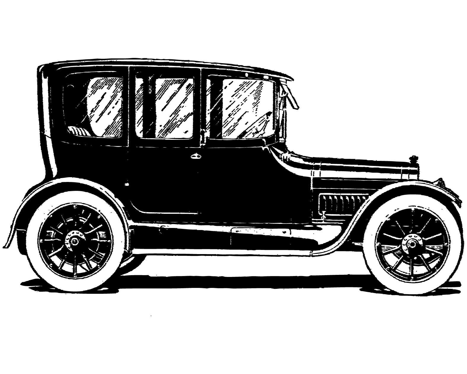 Vintage Car Clipart.