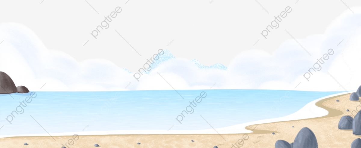 Summer Blue Sea Beach Banner Summer Blue Sea, Beach, Banner, Summer.