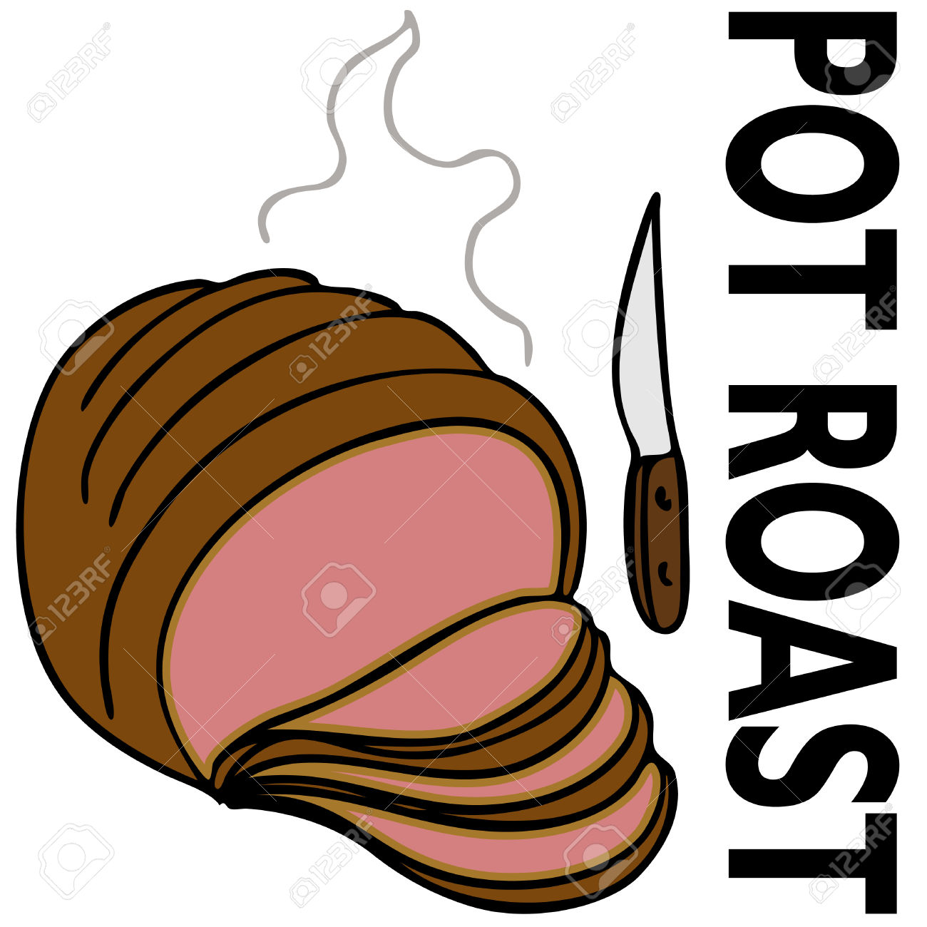 Roast Beef Clip Art.