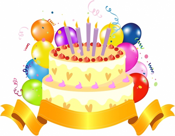 Happy birthday cake clipart free vector download (8,724 Free.