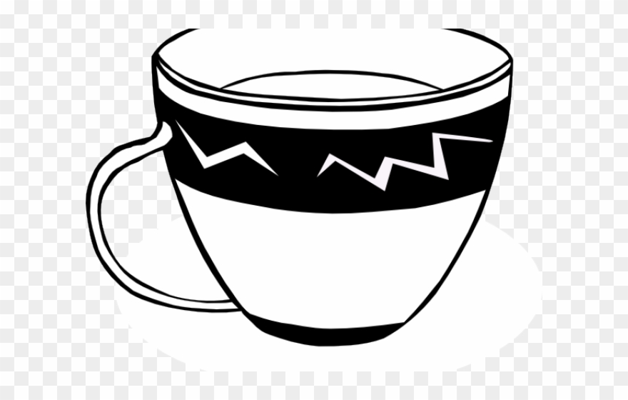 Teacup Clipart Vector.