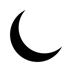 Free Moon Symbol Clipart Image｜Illustoon.